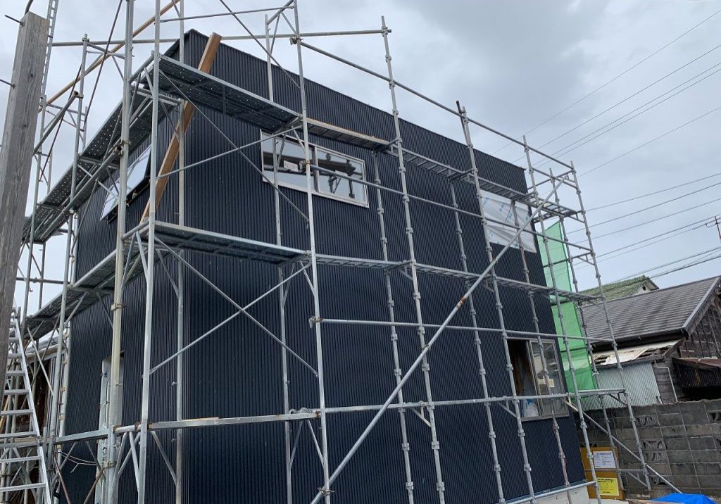 ソラハウス外観工事中
