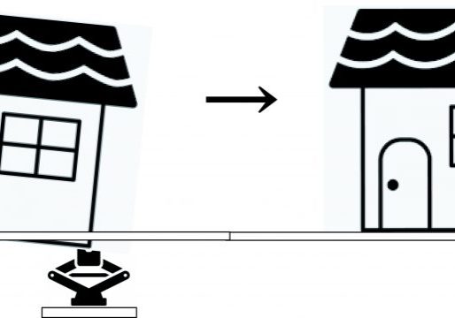 傾き直しイラスト