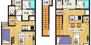 西郷間取案（1R×6）